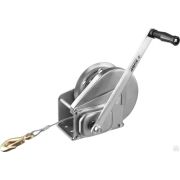 Лебедка ручная барабанная ЗУБР Профессионал, подъемная, тросовая, 0,9т, 8 м