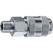 Переходник 1/4M - рапид муфта ЗУБР Профессионал