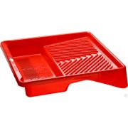 Ванночка ЗУБР малярная пластмассовая, для валиков до 270 мм, 360х360 мм, 1,3л