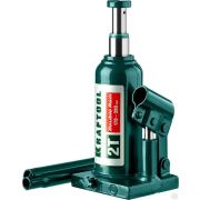 Домкрат двухштоковый бутылочный с увеличенным подъемом, KRAFT BODY KRAFTOOL DOUBLE RAM 2т 170-380 мм