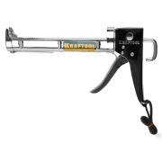 Полукорпусной пистолет для герметика Professional, хромированный, 320 мл KRAFTOOL