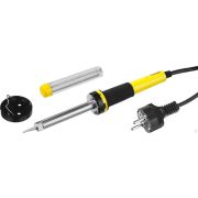 Электропаяльник STAYER 60Вт, конус, в наборе припой+подставка, 2К рукоятка, PROTerm