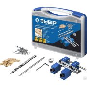 Кондуктор регулируемый для глухих отверстий, два отверстия, в кейсе ЗУБР