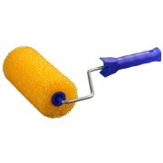 Валик СТРУКТУРНЫЙ ПОРОЛОН малярный в сборе, бюгель 6 мм, 80x180 мм, STAYER Profi