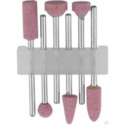 Набор насадки шлифовальные абразивные с оправкой, оксид алюминия, 6 предметов STAYER