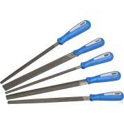 Набор напильников, двухкомпонентная рукоятка, 250 мм ЗУБР БЛИЦ