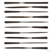 Набор надфилей, в чехле, с ручкой STAYER 10 шт 140 мм