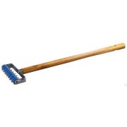 Валик игольчатый STAYER для гипсокартона в сборе, металлические иглы, ручка 500 мм, 32х150 мм