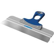 Шпатель СИБИН ФАСАДНЫЙ нержавеющий, алюминиевая направляющая, 2к ручка, 300 мм