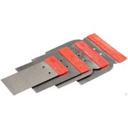 Поверхностные шпатели STAYER в наборе, нержавеющие, 4 шт 50, 80, 100, 120 мм