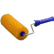 Валик СТРУКТУРНЫЙ ПОРОЛОН В ГОРОШЕК малярный в сборе, бюгель 6 мм, 80x180 мм, STAYER Profi