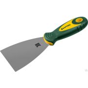 Шпательная лопатка KRAFTOOL с 2-компонент ручк, профилиров нержав полотно, 75 мм