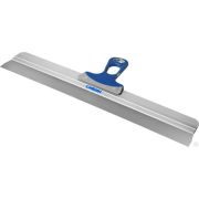 Шпатель СИБИН ФАСАДНЫЙ нержавеющий, алюминиевая направляющая, 2к ручка, 600 мм