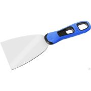 Шпатель ЗУБР Профессионал профилированное нержавеющее полотно, 2к ручка, 80 мм