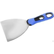 Шпатель ЗУБР Профессионал профилированное нержавеющее полотно, 2к ручка, 100 мм