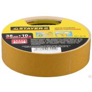 Двухсторонняя клейкая лента на полипропиленовой основе, STAYER 1221-38-10, 38 мм х 10 м
