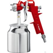Краскопульт пневматический ЗУБР MS 200N-3 с нижним бачком, 12, 15, 18 мм