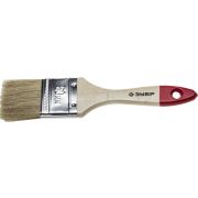 Кисть плоская ЗУБР УНИВЕРСАЛ СТАНДАРТ, натуральная щетина, деревянная ручка, 50 мм Зубр