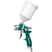 Краскопульт пневматический KRAFTOOL AirFlat LVLP с верхним бачком, 17 мм