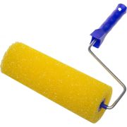 Валик СТРУКТУРНЫЙ ПОРОЛОН малярный в сборе, бюгель 6 мм, 80x240 мм, STAYER Profi