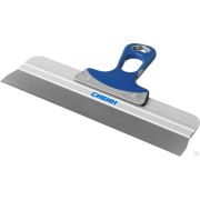 Шпатель СИБИН ФАСАДНЫЙ нержавеющий, алюминиевая направляющая, 2к ручка, 350 мм