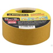 Двухсторонняя клейкая лента на тканевой основе, STAYER Profi 1217-10, 50 мм х 10 м