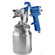 Краскопульт пневматический ЗУБР Профессионал PRO 350N с нижним бачком, 18 мм