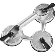 Стеклодомкрат ЗУБР ПРОФИ алюминиевый, профессиональный, тройной, 140 кг