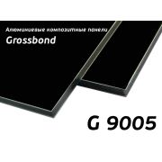 Панель Алюкобонд АКП 1220x5000x4мм 0,2мм Чёрный Grossbond