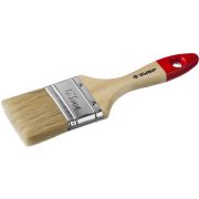 Кисть плоская ЗУБР УНИВЕРСАЛ-МАСТЕР, натуральная щетина, деревянная ручка, 63 мм Зубр