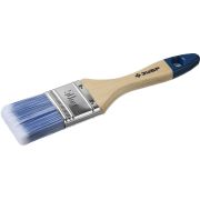 Кисть плоская ЗУБР АКВА-МАСТЕР, искусственная щетина, деревянная ручка, 50 мм Зубр
