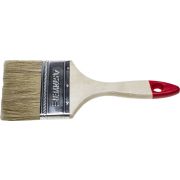 Кисть плоская STAYER UNIVERSAL-STANDARD, светлая натуральная щетина, деревянная ручка, 100 мм Stayer