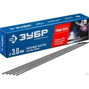 Электрод сварочный УОНИ 13/55 с основным покрытием, d 30 х 350 ЗУБР