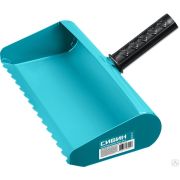 Строительная кельма-ковш СИБИН 300 мм, резиновая рукоятка, 270 мм, сталь 1,3 мм