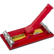 Терка STAYER для шлифования с держателем под телескопическую ручку, 210x105 мм