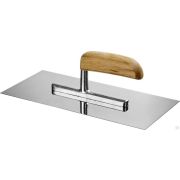 Гладилка штукатурная нержавеющая с деревянной буковой ручкой Серия ЗУБР Эксперт 130х280 мм