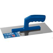 Гладилка штукатурная нержавеющая с пластиковой ручкой Серия Профессионал ЗУБР Профи 130х280 мм