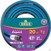 Поливочный шланг RACO EXPERT 1/2 20 м 35 атм четырёхслойный армированный