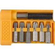 Набор STAYER STANDARD Бита с магнитным адаптером в плоском мини-боксе, 7 предметов