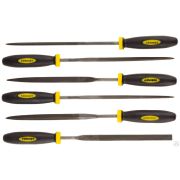 Набор надфилей, в чехле, с двухкомпонентной ручкой STAYER 6 шт 150 мм