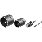 Набор коронок по бетону с оснасткой, d = 50, 68 мм, кейс, ЗУБР Мастер 29211-H2