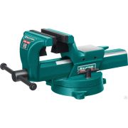 Кованые стальные тиски KRAFTOOL FORGE-130/150 с регулировкой компенсации люфта