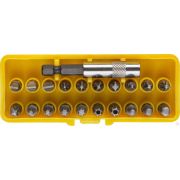 Набор STAYER Бита MASTER POCKET с адаптером в пластмассовом боксе, 21 предмет