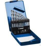 Набор сверл по металлу ЗУБР ПРОФ-А 13 шт 15-65 мм,, сталь Р6М5, класс А, метбокс