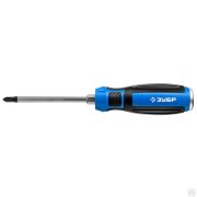 Отвертка ударная сквозной Cr-V стержень PH2 x 100 мм ЗУБР Профессионал УДАРНИК