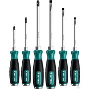 Набор ударных отверток 6 шт сквозной стержень Cr-Mo IMPACT