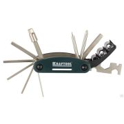 Набор EXPERT для обслуживания велосипеда, KRAFTOOL 26182-H16, 16-в-1