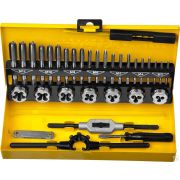 Набор метчиков комплектных и плашек, легированная сталь STAYER MaxCut 32 предмета