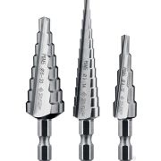 Набор ступенчатых сверл, 3 шт, 3-20 мм, ЗУБР, серия Профессионал