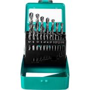 Набор сверл по металлу СИБИН 19 шт 1-10 мм,, быстрорежущая сталь, класс В, метбокс